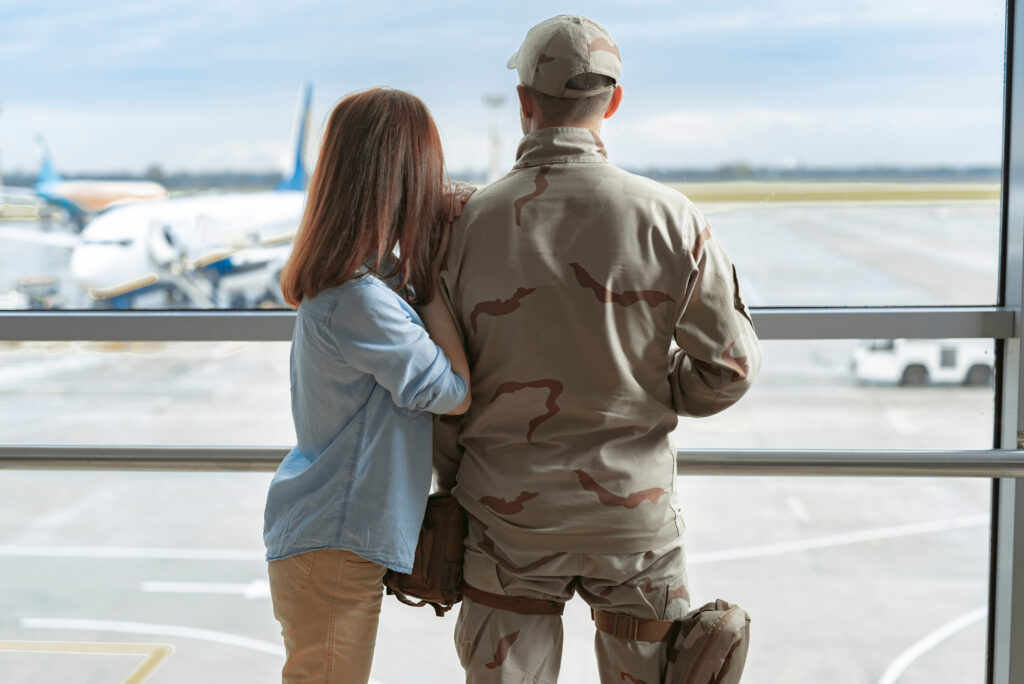 military couple 